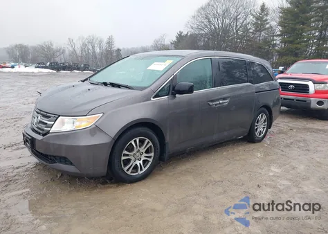 2012 Honda Odyssey Ex-L из США, поврежденный, VIN 5FNRL5H62CB030398